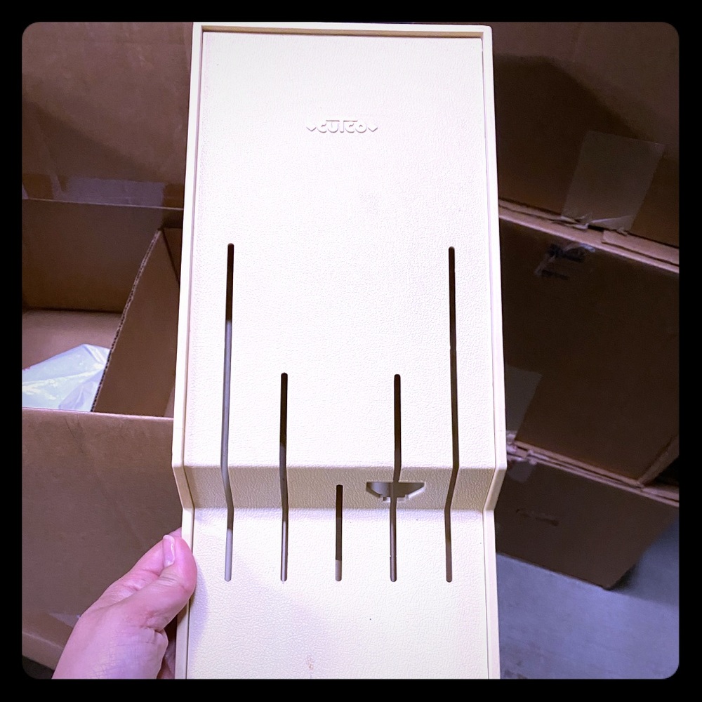 Cutco knife block